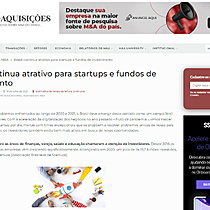 Brasil continua atrativo para startups e fundos de investimento